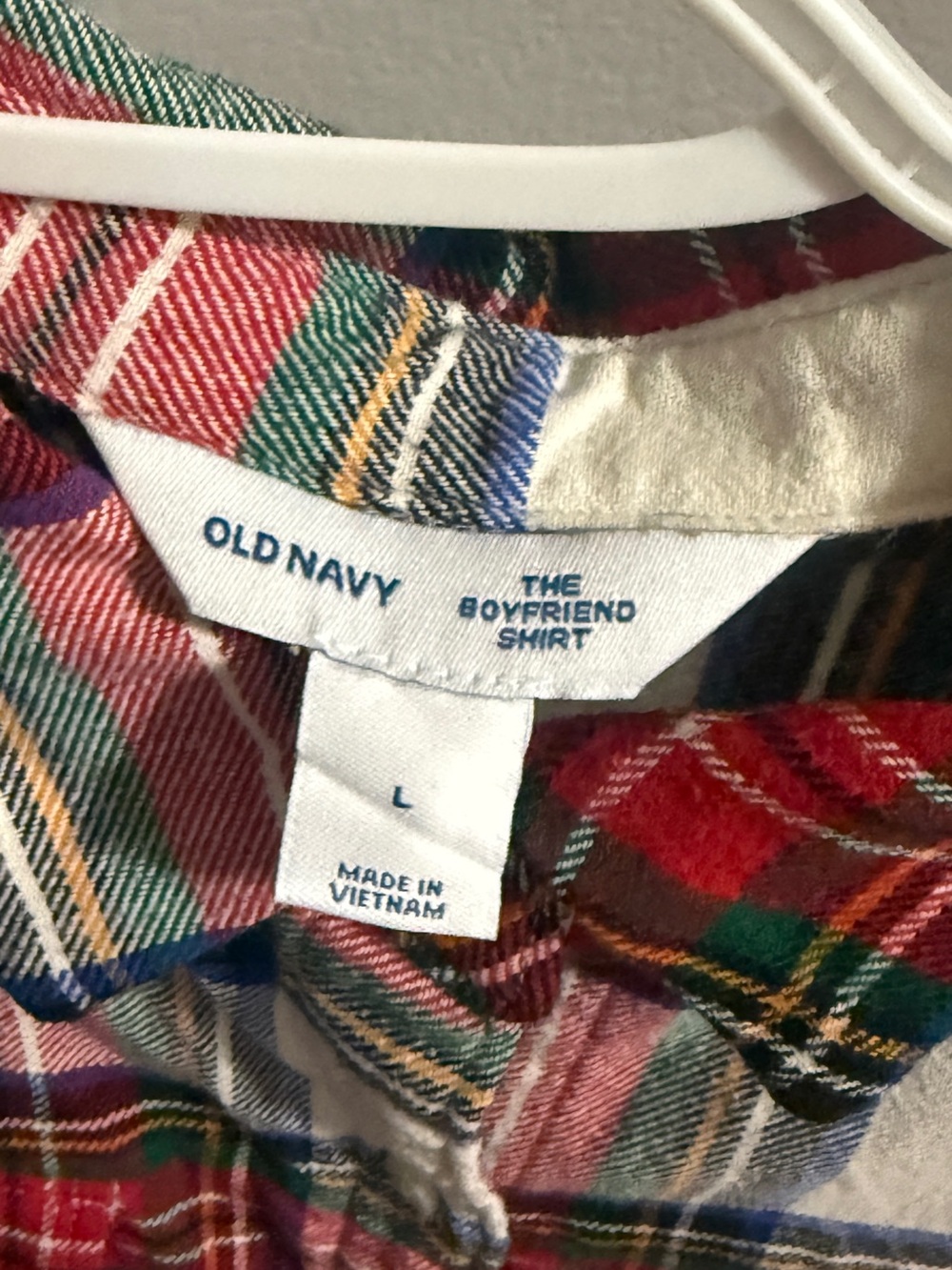 Old Navy Boyfriend Flannel - Picture 3 of 3